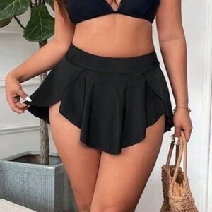 🆕 Black Bathing Suit Bottoms Skirt!!! Plus Size 3X.  Brand NEW!!!